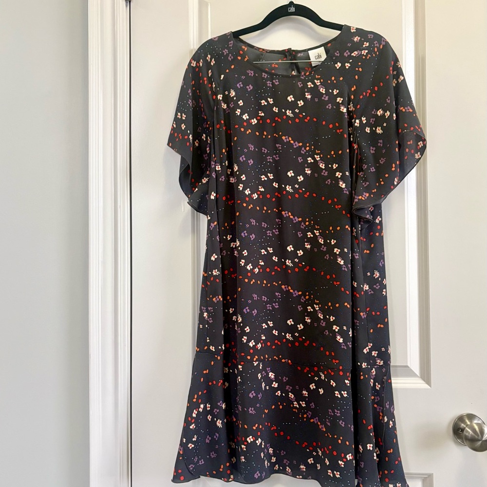 CAbi 💫 NWOT Fall 2019 Muse Dress, Vibrant Floral Dress, Size M, #3828
